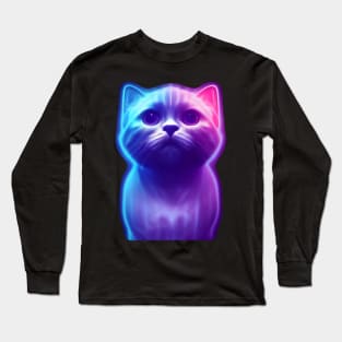 Blue Violet Astrocat Long Sleeve T-Shirt